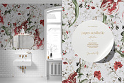 Tulip Flower Blossom Pattern, a Pattern Graphic by paper aesthetic (Thumbnail 4 of 8)