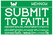 submit to faith font, a Font by weknow (Thumbnail 4 of 5)