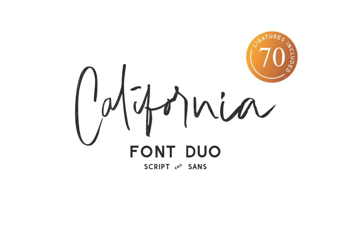 California Vibe // Font Duo preview 8