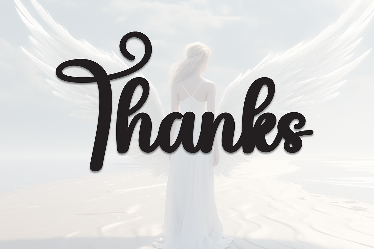 Angel | Script Font, a Handwritten Font by Scratchones (Photo 9 of 9)