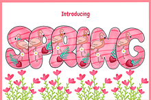 Spring-PNG fonts