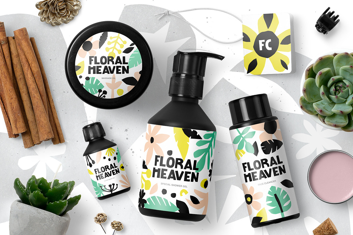 426 Cutout Floral Elements, a Decorative Illustration by Favete Art (Photo 6 of 13)