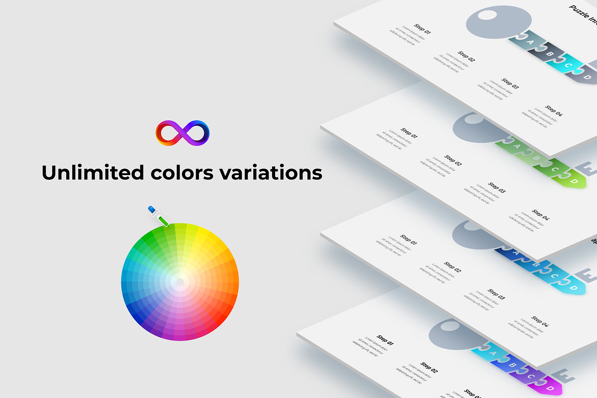 Animated Puzzle Infographic Slides, a Presentation Template by Abert (Photo 4 of 10)