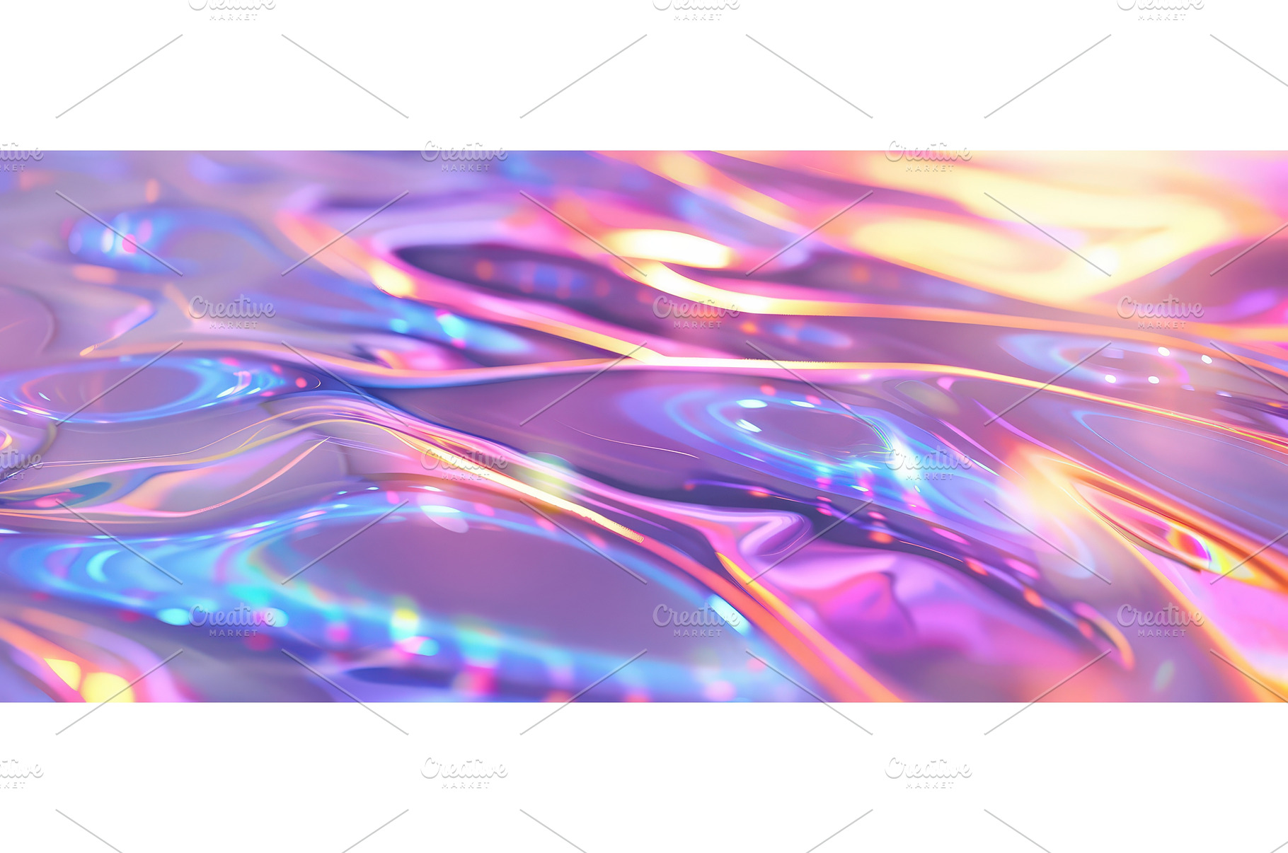 Colorful holographic fluid abstract, an Abstract Photo by piter.goskov