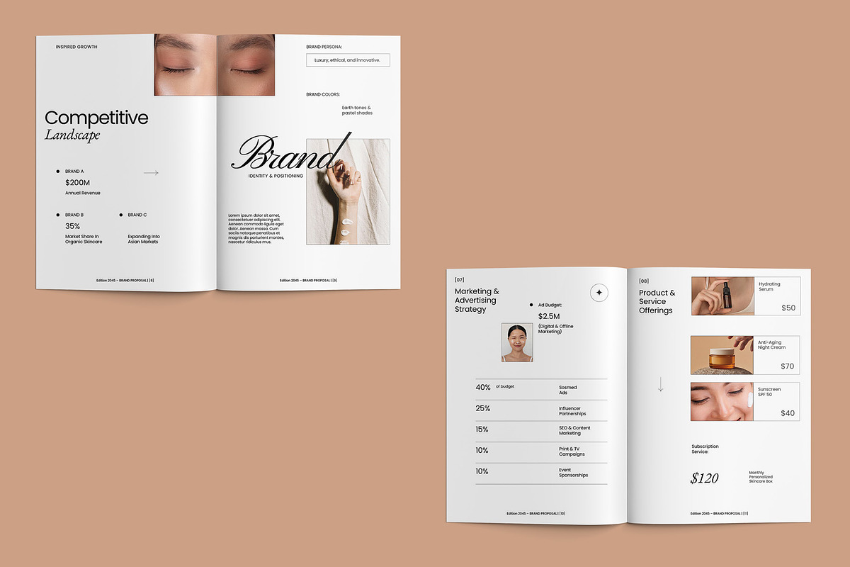 Creative Minimalist Brand Proposal preview 6