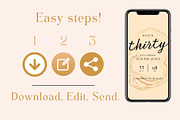DIY Birthday Invitations, an Invitation Template by Hell Yeah Designs (Thumbnail 3 of 3)