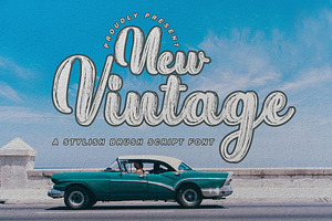 New Vintage Handwritten Font