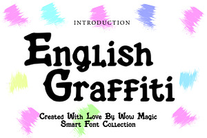 English Graffiti, a Serif Font by Wow Magic