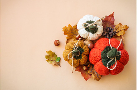 Autumn flat lay background with home, an Arts & Entertainment Photo by Nadia-nb