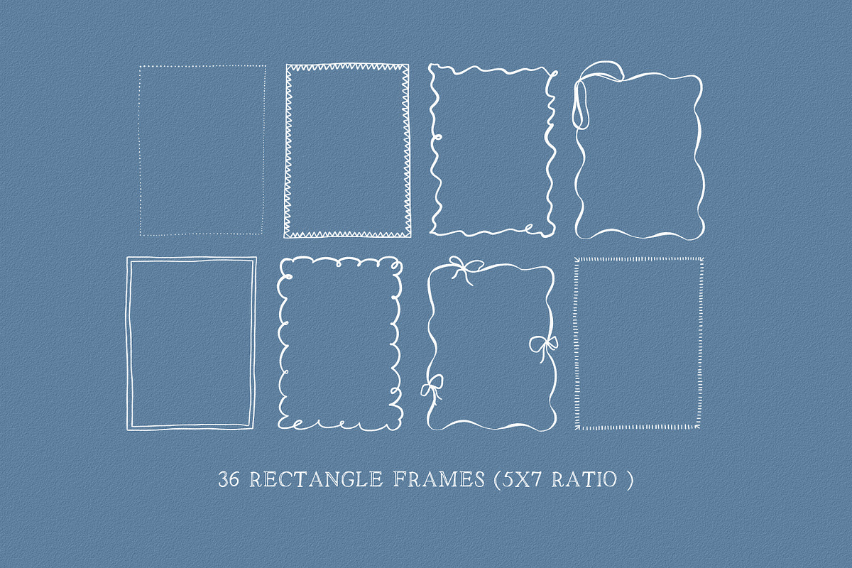 36 Whimsical Hand-Drawn Borders, an Object Illustration by Design by Laney (Photo 5 of 13)