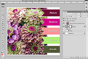 Flag Color Palette Layout for Blogs, a Websites & App Template by Horvatron (Thumbnail 3 of 5)