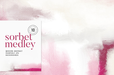 Sorbet Medley Abstract Backgrounds