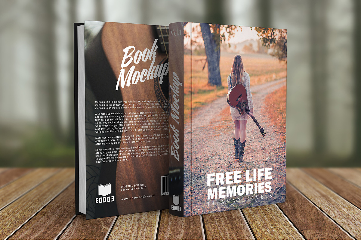 Book Mockup Vol 1, a Print Template by Honnum Graphic Art (Photo 13 of 13)