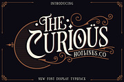 The Curious (introsale + Bonus), a Font by HTLNS.co (Thumbnail 1 of 5)