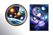 Mysterious Cosmos, an Illustration by Daria Ustiugova (Thumbnail 5 of 27)
