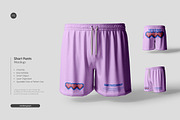 Short Pants Mockup, a Bottom Mockup by VanillineGraph (Thumbnail 1 of 7)