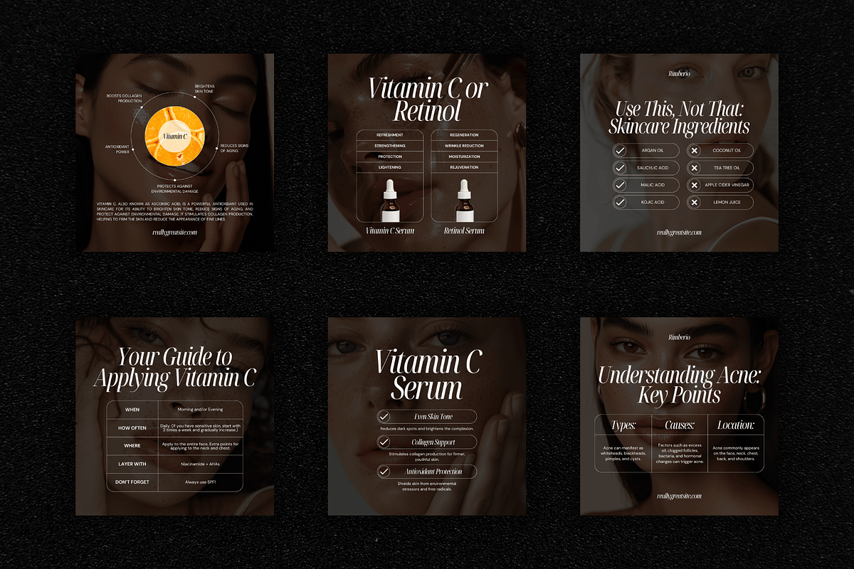 Aesthetic Beauty Instagram Template, a Social Media Template by Xenié Creative (Photo 4 of 10)
