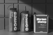 Sauce Bottle Mockup, a Product Mockup by graphypix (Thumbnail 3 of 4)