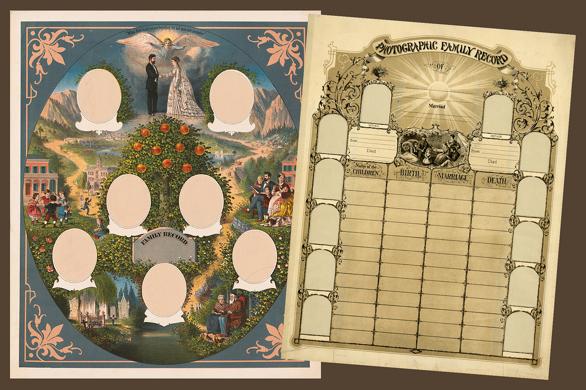 Antique Family Records - Blank, a Texture Graphic by Blue Line Design (Photo 15 of 17)