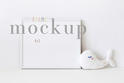 Nursery Frame Mockup Sea Art Digital, a Print Template by BirdieFrames (Thumbnail 1 of 3)