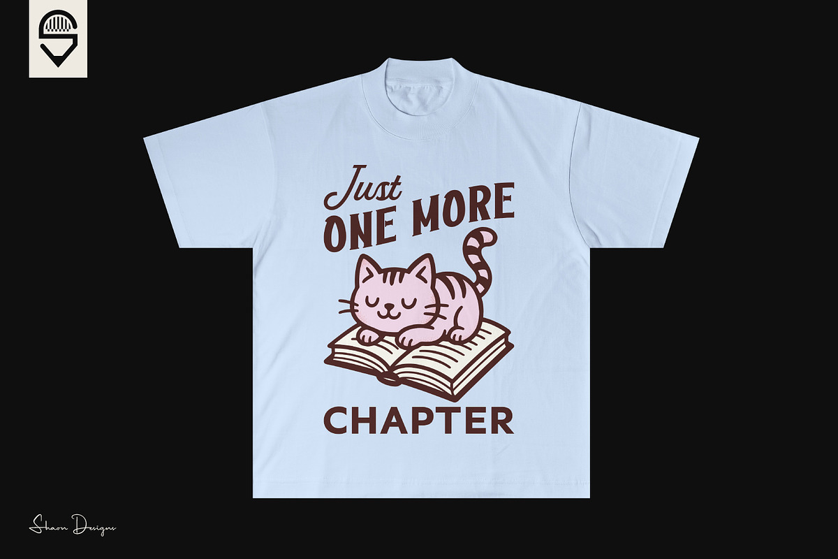 Just One More Chapter – Cat & Book, an Animal Illustration by shaondesigns (Photo 3 of 4)