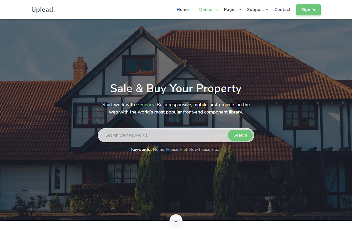 Uplead - Bootstrap Landing Template, a Bootstrap Template by shreethemes (Photo 3 of 8)