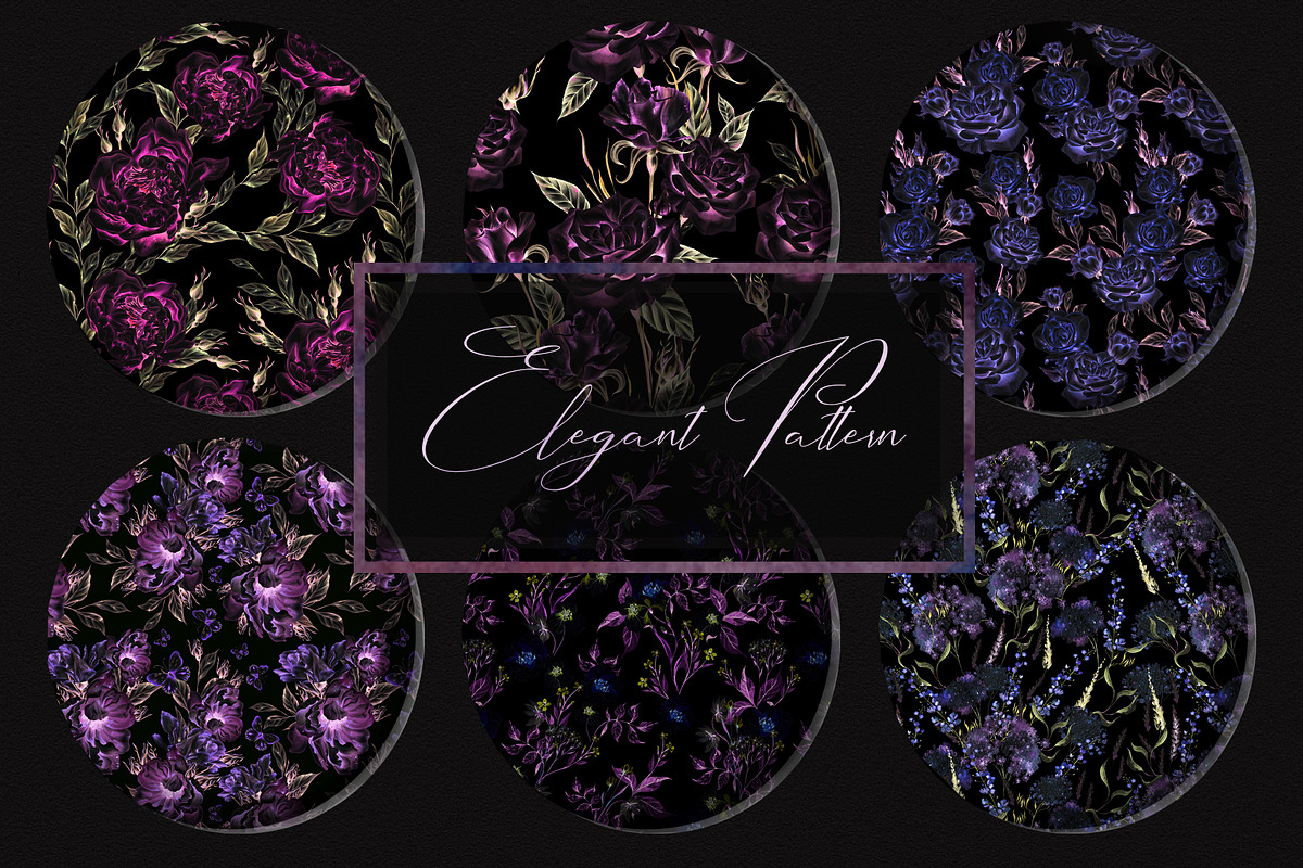 ELEGANT FLOWERS PATTERNS, a Pattern Graphic by Knopazyzy (Photo 18 of 18)