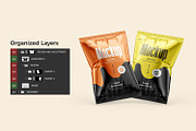 High Quality Snack Bag Mockup, a Packaging Mockup by Ram Studio LLC (Thumbnail 9 of 12)