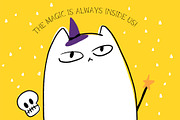 Black Cat Whiskers - Halloween Serif, a Serif Font by Paperly Studio (Thumbnail 4 of 8)