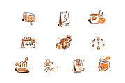 Marketing Icon Doodle Style Vol 1, an Object Graphic by SLAB! Design (Thumbnail 3 of 3)
