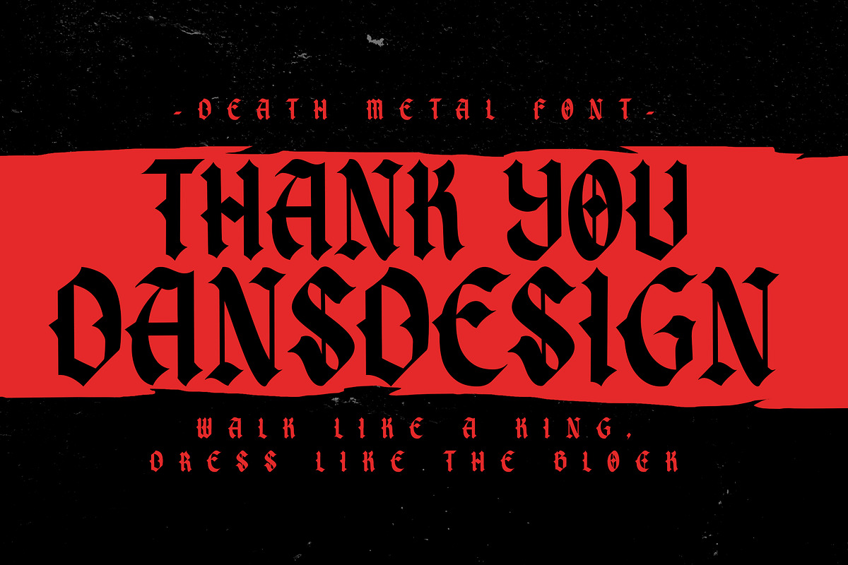 Sofers Vintage Blackletter Font, a Blackletter Font by dansdesign (Photo 11 of 11)
