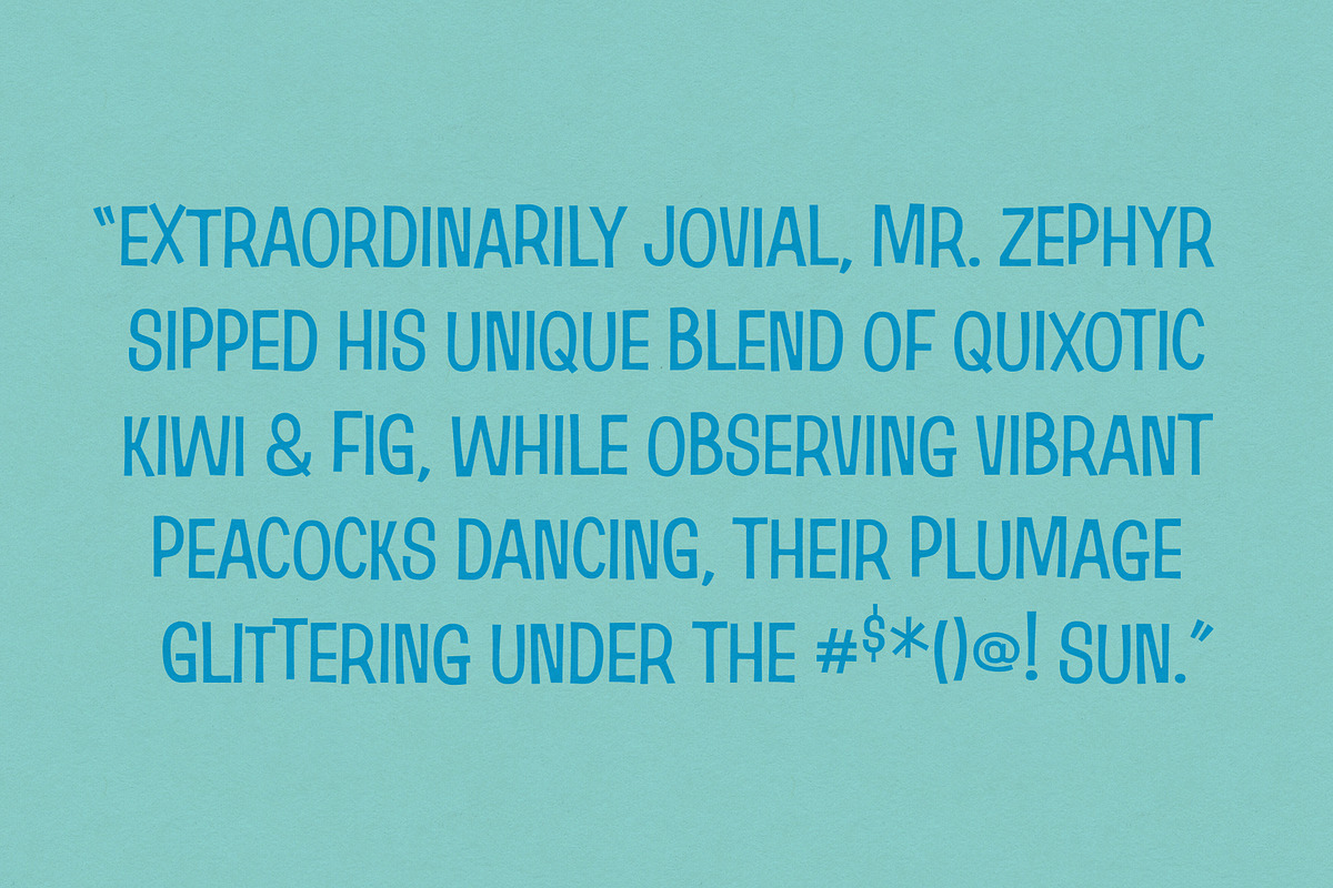 Angila Display Font, a Sans Serif Font by Sombrero Craft (Photo 4 of 5)