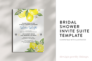 Italian Bridal Shower Suite Template