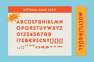 Hittedal - Display Font