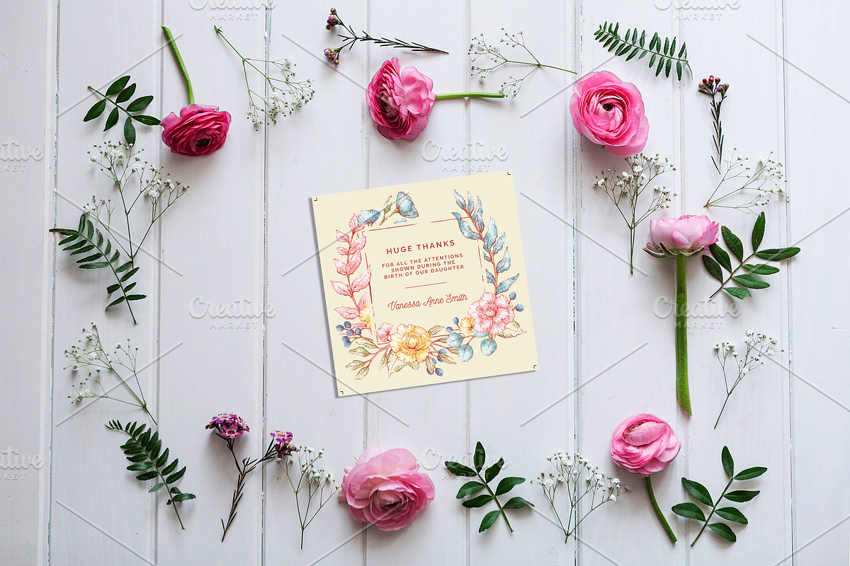 Baby Photo Reveal Card, a Card Template by Cyrah's Collection (Photo 2 of 3)