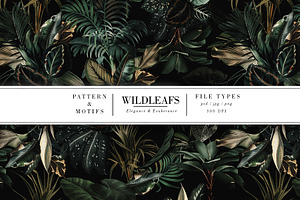 Wild Leafs Foliage Pattern