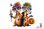 Halloween Meerkat Sublimation PNG, a Graphic by Clipart Bloom (Thumbnail 4 of 11)