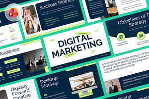Digital Marketing PowerPoint, a Presentation Template by rgbryand