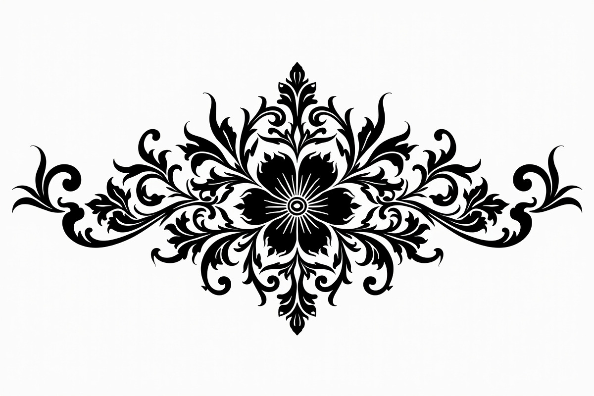 Ornamental Flower Designs, an Illustration by yasushie (Photo 16 of 20)
