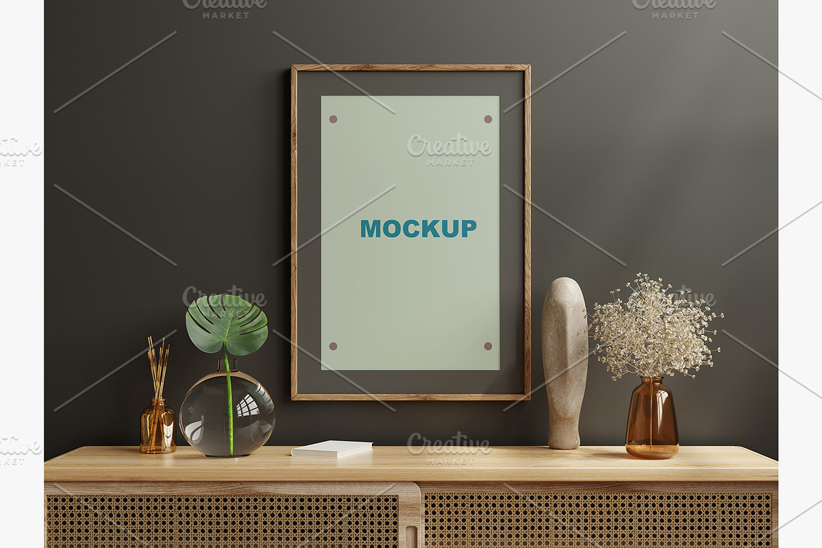 Frame picture mockup 004, a Poster Template by vanitjan (Photo 1 of 2)