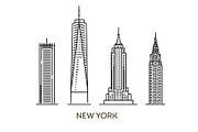 New York Architecture, an Object Graphic by Tettygreen (Thumbnail 2 of 3)