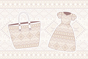 Cream Beige Geometric Ethnic Pattern, a Pattern Graphic by ThaiByGaew (Thumbnail 4 of 5)