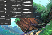 Environment Brushes for Procreate, a Brush Add-On by ArtbyHien (Thumbnail 3 of 8)