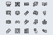 Computer Component Simple Line Icon, an Outline Icon by TRDesignCreativeStud (Thumbnail 4 of 4)