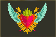 Valentines Milagro Hearts PNG Files, a Texture Illustration by Lee Iley (Thumbnail 6 of 6)