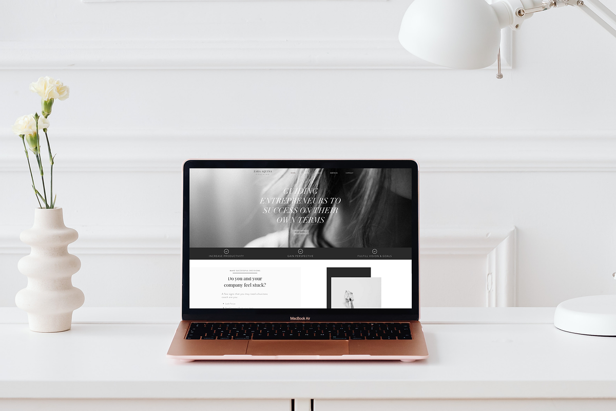 Website Template Design for Coaches, a Websites & App Template by Cosmic Design (Photo 6 of 8)