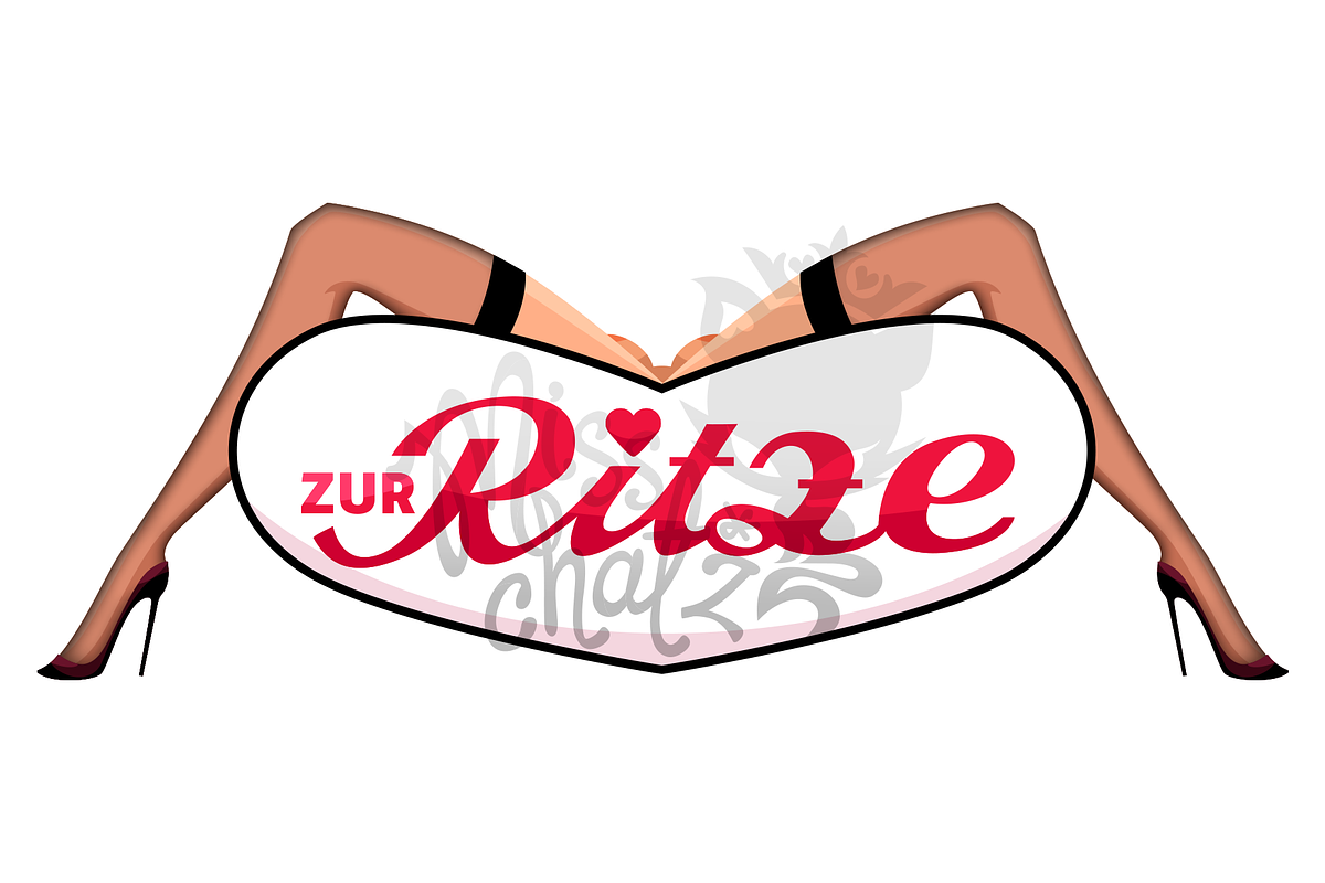 Zur Ritze, an Illustration by MISS CHATZ
