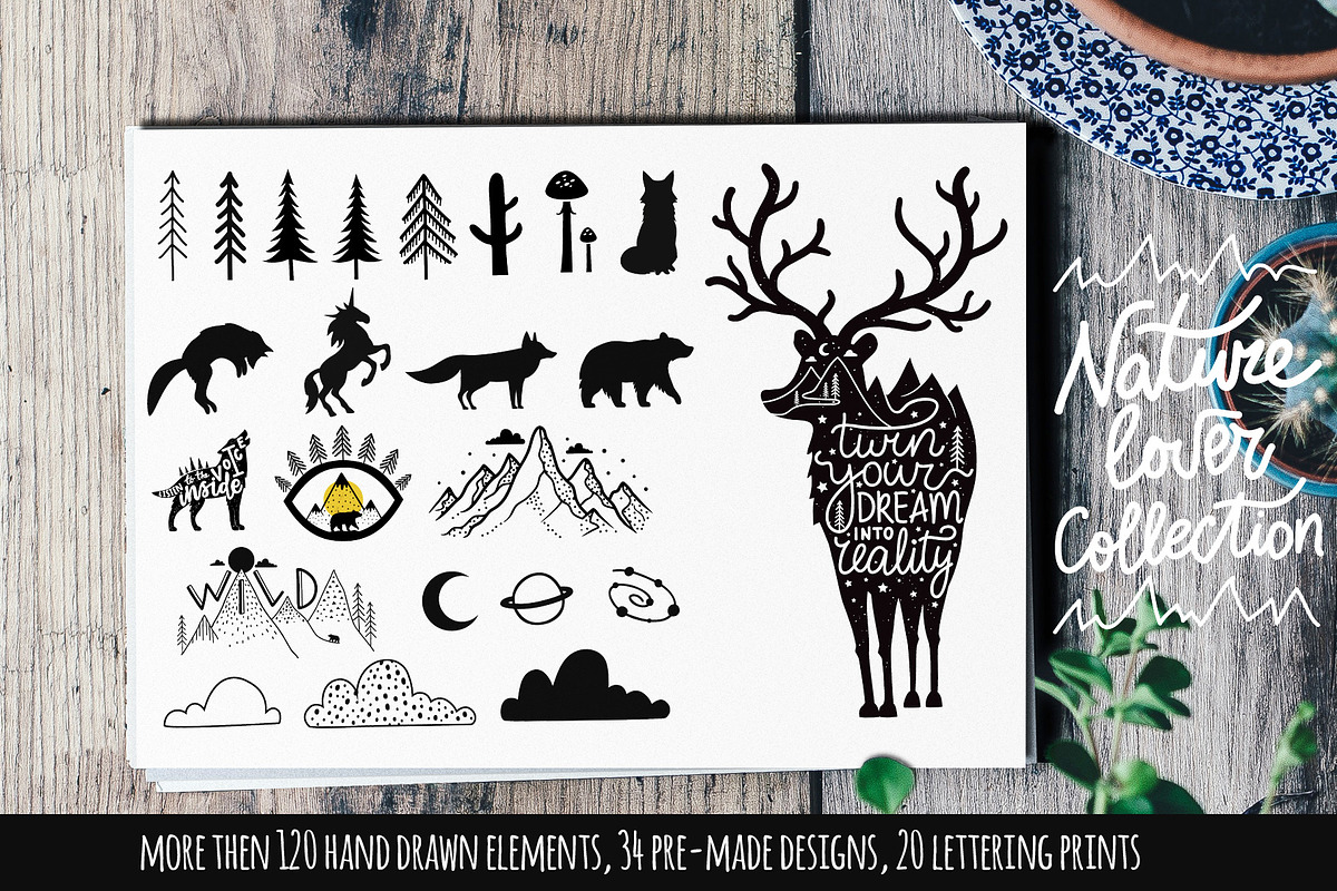 Nature lover collection, a Branding & Logo Template by JULYMILKS (Photo 1 of 15)