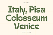 AO Exora - Experimental Stencil, a Sans Serif Font by OwunStudio (Thumbnail 16 of 17)