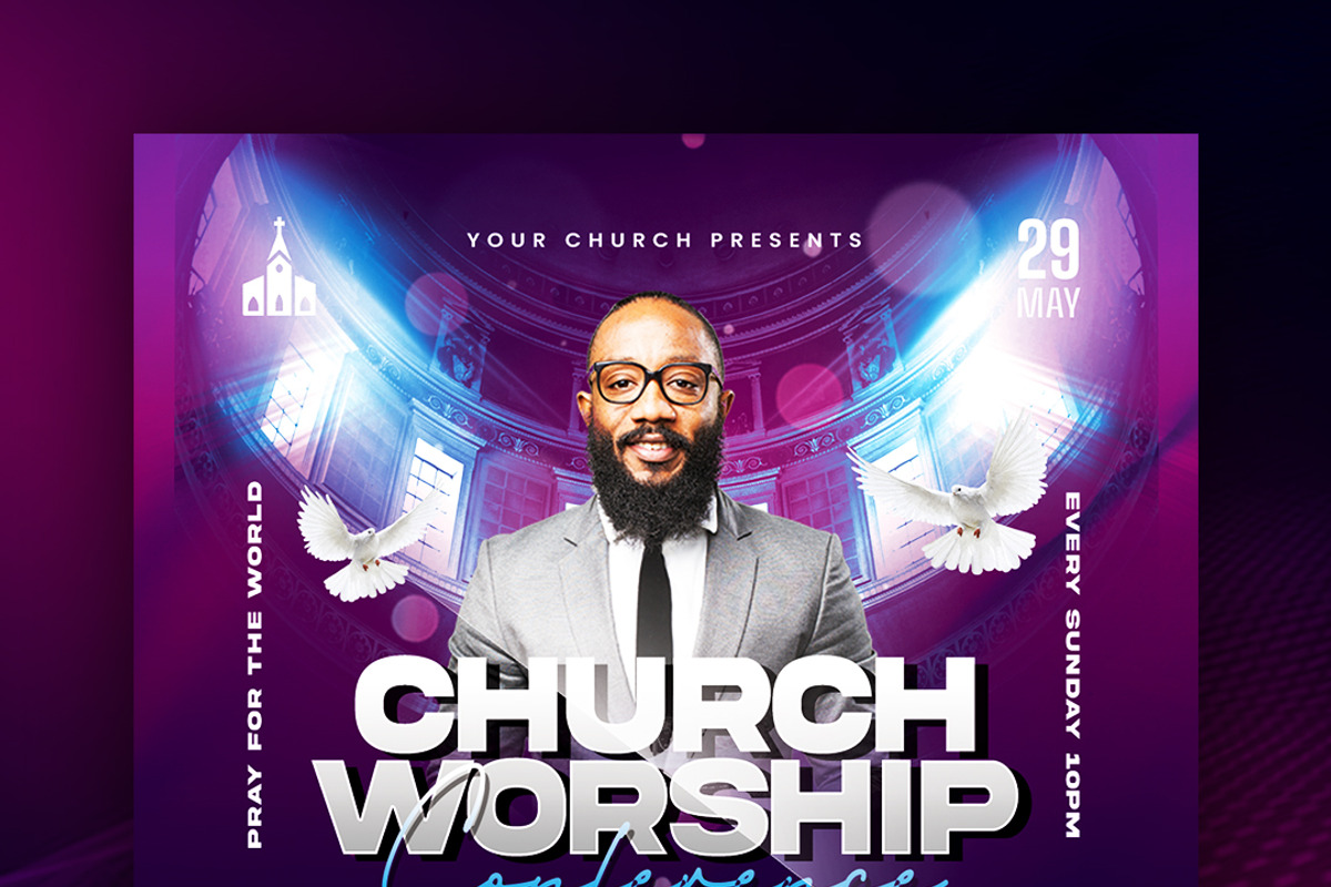 Church Flyer, a Flyer Template by Artonix (Photo 2 of 2)